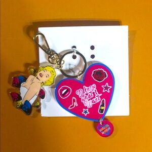 Marilyn Monroe keychain/zipper-pull